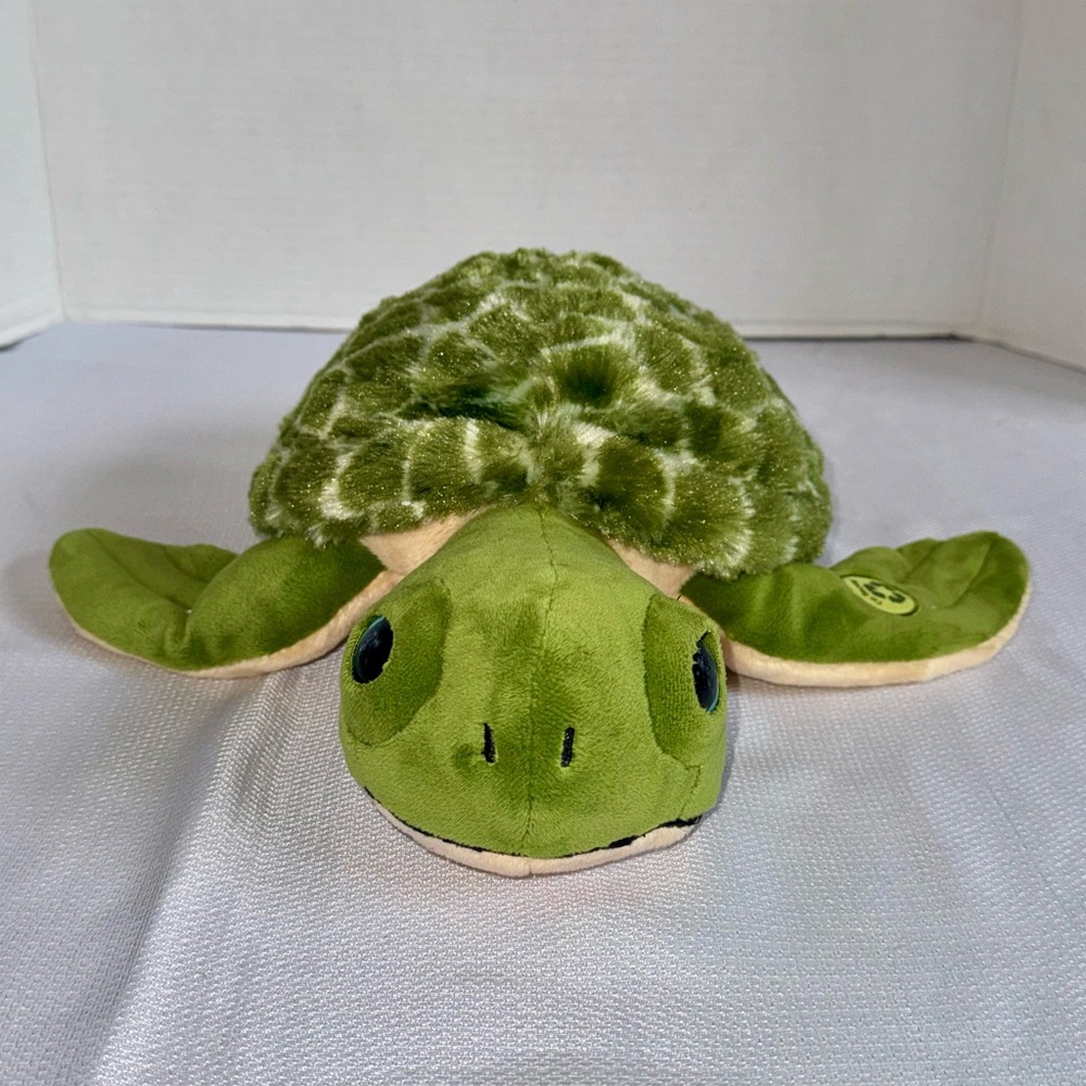 Vintage Petting Zoo Green Sea Turtle Plush